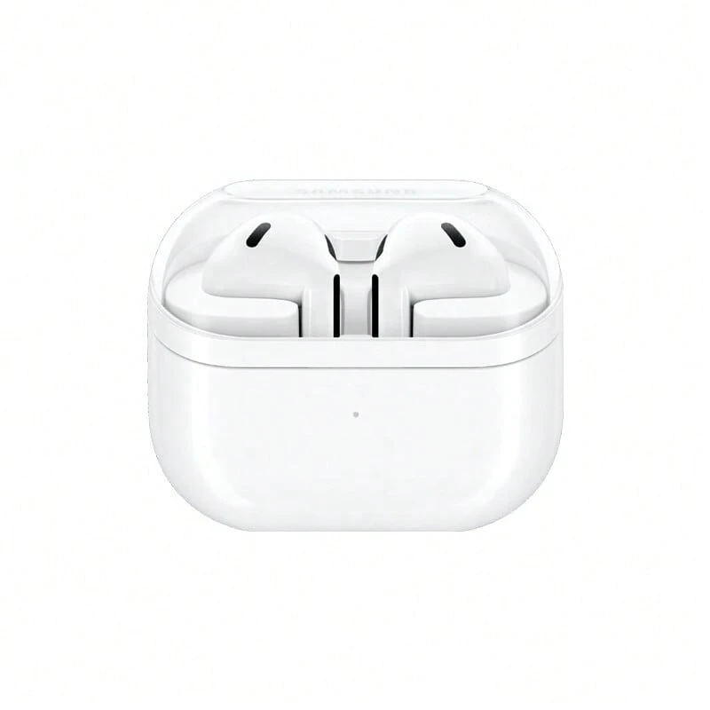 Samsung Fones de ouvido Bluetooth Galaxy Buds 3: Cancelamento de ruído ativo de alto desempenho, experiência sonora de alta fidelidade, tecnologia Bluetooth sem fio, design elegante, compatível com diversos cenários e disponível na cor Branco Areia.