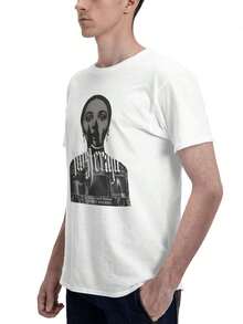 Nosferatu Horror Movie T-Shirt - Casual Black Relaxed Fit T-Shirt With Cute Reptile Design, All-Season Comfort And Hand Wash Care, Everyday Wear T-Shirt, Fun Graphic Tee - 黑色 - 查看 10