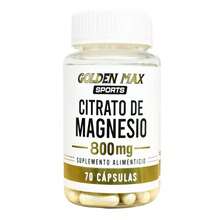 MuscleMeds Citrato de Magnesio Golden Max Sports 70 Cápsulas - 70 Cápsulas - Ver 1