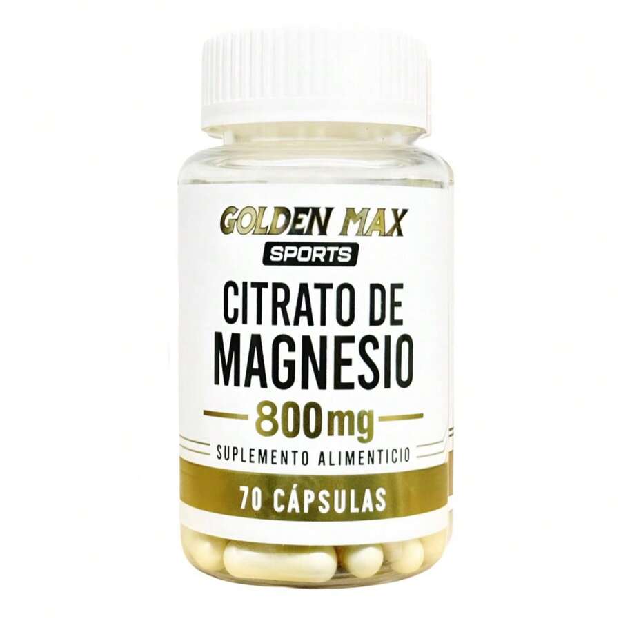 MuscleMeds Citrato de Magnesio Golden Max Sports 70 Cápsulas - 70 Cápsulas - Ver 1