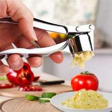 1-PC Multi-Function Garlic Press, Aluminum Alloy Kitchen Tool For Crushing Garlic & Nut Cracking, Easy-Use Bottle Opener With Simple Operation, Practical Gadget For Home Cooking, For Women,Gift For Cooking Enthusiasts - Silver - View 5