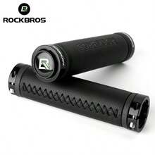 ROCKBROS 1pc Bike Handlebar Grips Leather Grip MTB Bicycle Anti-Slip Handlebar Cover - Black - View 1
