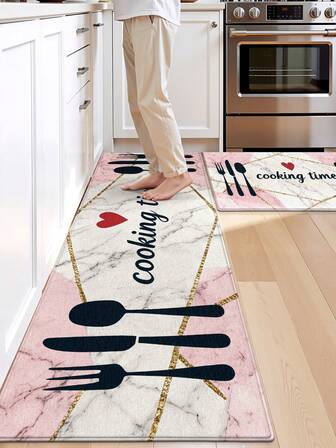 1 st. rosa lyxig marmor köksmatta, hjärtformad, flickig, oregelbunden, naturlig, minimalistisk, insiderstil, fräsch, tvättbar, modern matta för sovrum, entré, vardagsrum, hall, mjuk, hållbar, halkfri, tjock, maskintvättbar, köksmatta, lämplig för vardagsrum, sovrum, kontor, tvättstuga, hösthem, alla hjärtans dag