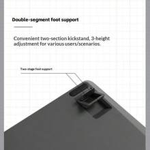 Lenovo MK9 98-Key Mechanical Keyboard, Ergonomic Design, Linear Feel, Full N-Key Rollover, Compatible With Laptops And Desktops, Wired Keyboard For Office Work And Gaming. - Cherry Blossom White (Red Axis) - View 7