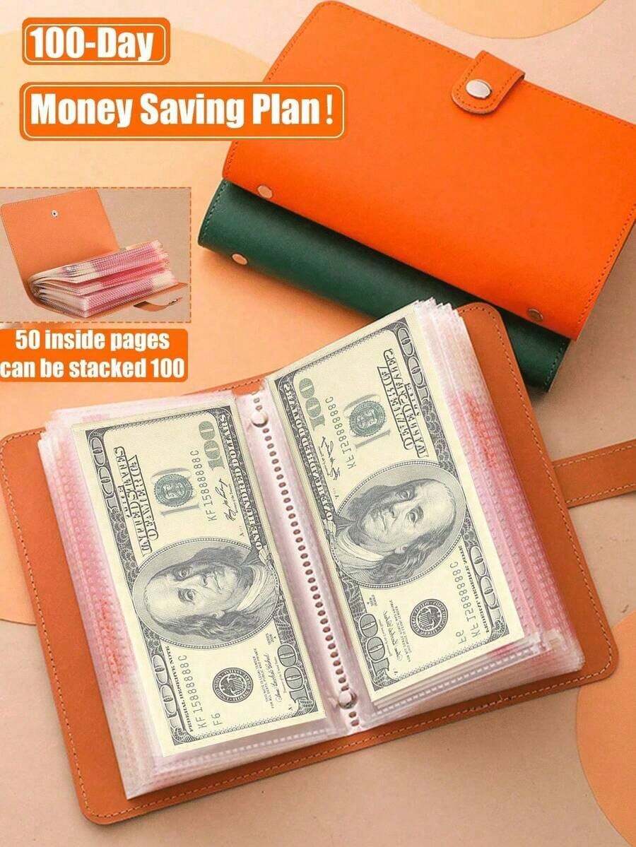 100 Pack Money Saving Budget Binder Inserts: Multi-Pocket Cash Envelope Organizer Pouch For Loose Leaf Binders, Portable, Boho Design,Suitable For Daily Commuting, Weekend Shopping, And Other Occasions, Travel Essentials, Back-To-School Supplies, Holiday Gifts, Holiday Essentials - Multicolor - View 1