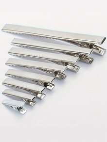 50pcs/20pcs Hair Clips 20mm-77mm Single Prong Alligator Hairpin Teeth Blank Setting For DIY Hair Clip Accessories Jewelry Making Supplies - Multicolor - View 4