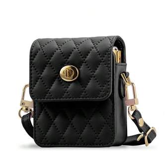 VIETAO Funda de cuero con bandolera y ranuras para tarjetas, a prueba de golpes, compatible con Samsung Galaxy Z Flip 6 5 4 3 5G