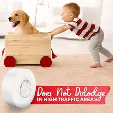 YITAPE Heavy Duty Double Sided Tape,Rug Tape Hardwood Floor,2 Inch X 10 Yards,Suitable For Tile Floors, Mats, Paste Decoration Etc.(White){"Color_name":"White"} - Multicolor - View 3