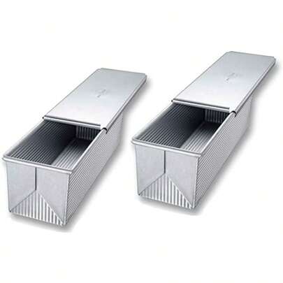 Pullman Loaf Pan 9 X 4 X 4 Aluminized Steel 1170PM-ST-2-1