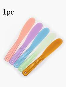 Set de 4 piezas de tazones de mezcla de silicona con diseño de trébol, kit de herramientas de mezcla de mascarilla DIY, que incluye cuchara de mezcla, paleta de madera y cepillo suave para mascarilla, adecuado para cuidado de spa y salón de belleza - Multicolor - Ver 4