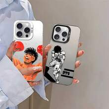 Funda de Teléfono I-Ippo Makunouchi para 17 6 15 14 13 12 11 Pro Max Plus Funda de Teléfono Plateada Colorida - Z2 - Ver 4