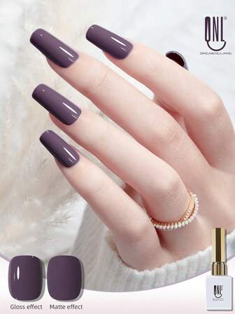 RS NAIL زجاجة واحدة من طلاء الأظافر الجيلي البنفسجي القابل للإزالة بوزن 9 جرام، مناسب لجميع المواسم، تصفيف أظافر عيد الحب