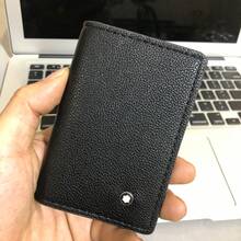 Carteira Porta Notas/Cartões/CNH Masculina / Feminina Slim  Couro PU - Estampa de lichia - Visão 3