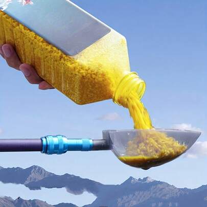 Set 1 (3pcs) - Carbon Fiber Fishing Feeder, Precision Telescopic Fishing Feeder Spoon, Adjustable Bait Throwing Spoon, Featuring A High-Carbon Telescopic Design For Precise Long-Distance Baiting, Suitable For Lake, River, And Sea Fishing.