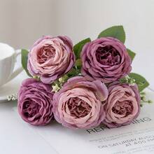1/80 bông hoa mẫu đơn giả bằng lụa, cây giả, trang trí nhà cửa, nhà hàng, phòng khách, sân vườn, quà tặng Ngày của Mẹ, quà sinh nhật, quà tốt nghiệp, mùa cưới, cắm hoa, đạo cụ chụp ảnh, bình hoa, tường hoa, vòng hoa, bó hoa cưới, trang trí đám cưới, nguyên liệu làm vòng hoa tự làm, trang trí tiệc sinh nhật, phụ kiện trang trí nhà cửa, Ngày Valentine - Cát đỏ - Xem 4