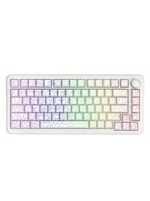 AJAZZ AK820 MAX HE 8K New Hall Effect Mechanical Keyboard, Type-C Wired, Computer Gaming Keyboard, Upgraded Pad-Mounted Mechanical Keyboard, Cool RGB Lighting, Supports Music Rhythm, Gaming, ESports, Office, Web Driving, Quick Adjustment - AJAZZ Official Authentic Products - View 7