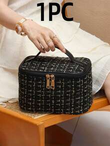 1 件化妆包、洗漱包、旅行收纳包、化妆品收纳包、适用于家庭、学校、宿舍、旅行、大容量女士化妆包、男士美容袋夏季旅行、度假居家浴室装饰节日化妆收纳浴室配件返校 - 彩色 - 查看 14