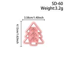 Christmas Tree Series Polymer Clay Cutter - Holiday Party Kit For Jewelry Making, Plastic, Festive Crafting Supplies, Christmas Decorations, Christmas Cookie Cutter, Gingerbread Cutter, Gingerbread Mold, Cookie Cutter, Christmas Craft Supplies, Christmas