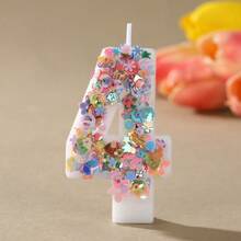 1支彩色渐变数码蜡烛创意节日派对儿童情侣蛋糕装饰许愿蜡烛 - 彩色 - 查看 16