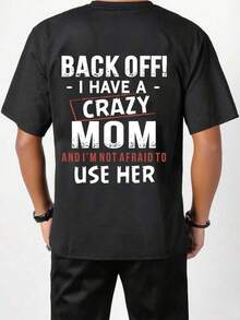 Tween Boy Casual Graphic Print Crew Neck Short Sleeve T-Shirt, Summer Top - Black - View 2