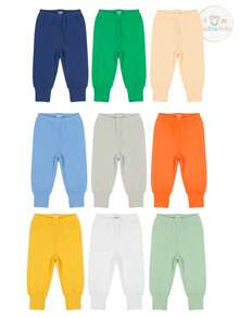 KIT 3 CALÇA BEBÊ MENINO MIJÃO DE BEBÊ ALGODÃO