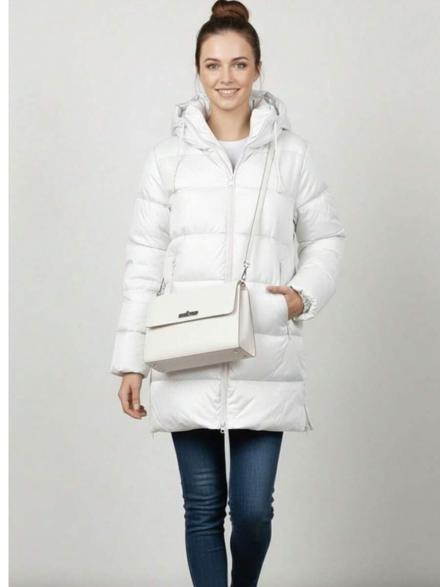 "The Puffer Jacket That Redefines Winter Fashion!" - White - View 1