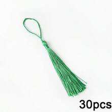 30pcs Tassels 8+5cm Long Pendant Craft Bookmark Keychain Tassels, Jewelry Making Keychain Tassels, Graduation Mini Tassels, Bookmark Tassels , DIY Materials