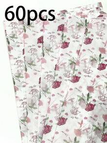 60/30/10 طقم هدايا ورد عيد الحب - باقة ورد 20x34 بوصة وتصميم فيونكة الحب، تغليف واقي خفيف الوزن، فيونكة حب وردية، تصميم باقة الورد، نمط بالون الحب، مستخدم لتغليف الهدايا، حماية العناصر الهشة، ديكور المناسبات (الحب، باقة) - الورود ذات الألوان الأربعة - مشاهدة 10