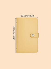 100pcs Envelope Saving Challenge Loose Leaf Binder, Money Saving Binder, Multi-Functional Loose Leaf Storage Organizer Portable Pouch,School Supplies,Back To School - màu đen - Xem 7