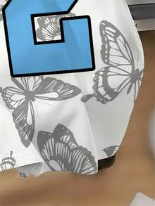 EVRINFINITE Herren Retro LA Streetwear T-Shirt - Weißes Baseball Shirt mit großem "32" Grafikdruck, leichter Sommer Sportlich Lässig Top, Outdoor Lässig Bekleidung, atmungsaktives Design, bequeme Passform, Grafikdruck - Verschiedenfarbig - Übersicht 8