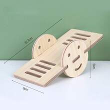 New Wooden Hamster Villa Chewable Easy To Install Platform House Cage Accessories Hamster Climb Toy Pet Supplies - Multicolor - View 17