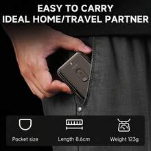 ENCHEN 便携式迷你胡须修剪器往复式剃须刀电动剃须刀男士礼品，居家或外出皆宜 MS 003