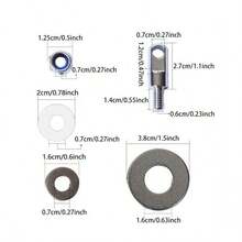 1/2pcs Box Hardware Set, Suitable For .50 Caliber, Fat 50 Caliber, L 30 Caliber, 20mm, 40mm Boxes - Multicolor - View 3