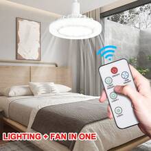 2PACKS Low Profile Ceiling Fan With Light, LED Dimmable Enclosed Ceiling Fans, 3 Speeds Flush Mount Enclosed Ceiling Fan For Bedroom Kids Room Party - White - 2 Pack - View 1