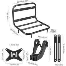 NEWBOLER Aluminum Alloy Multifunctional Bicycle Front Rack, Mountain Bike & Road Bike Front Rack, Outdoor Cycling Accessories - Multicolor - View 8