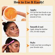 Goiple 80g/30g Styling Gel, Strong Hold Gel, Infused With Moroccan Argan Oil And Olive Oil, Non-Greasy, No Flaking, Long-Lasting Hold, Professional Styling Gel Suitable For All Hair Types - Multicolor - View 12