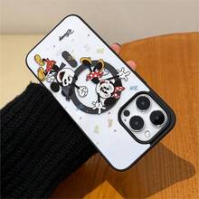 Disney Disney. ‌ Minnie And Mickey Mouse Patterned Phone Case Featuring Fun Ergetic Poses And Playful Designs. Compatible With 17, 16, 15, 14, 13, 12, And 11 Pro Models. Made Of TPU, With Shockproof Protection. A Fantastic Gift For Family, Frids, Birthdays, Spring Festival, Holidays, Boyfrids, Girlfrids, And Valtine's Day..Christmas Accessories. - 11 - 查看 11