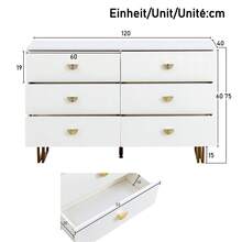 Vanities & Vanity Benches - White + MDF-5 - View 7