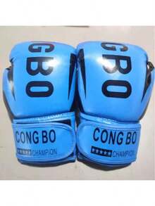 2 piezas de 6 onzas, Guantes de boxeo para hombres y mujeres aptos para boxeo, guantes engrosados para bolsa de arena, lucha, entrenamiento de boxeo, adecuados para sanda, muay thai, MMA y otros deportes. Disponibles en rojo, azul, negro y naranja, 6oz, 8oz, 10oz