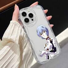 Funda para teléfono con diseño futurista de personaje de anime. Compatible con teléfonos ,  17,  16 Pro Max,  15 Pro Max,  13 y  12. Fabricada en TPU para una protección eficaz contra golpes y caídas. Un regalo ideal para familiares, amigos, seres queridos, parejas y para Navidad. - transparente - Ver 4