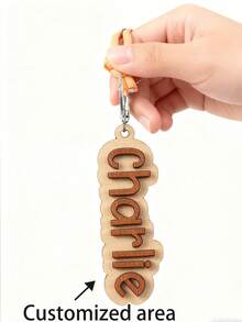 Personalized Best Friend Keychain - Customized Name Gift, Bold Letter Design - Birthday/Christmas Gift For Women, Acrylic Material Suitable For BFF, Couples, Family - Decorative And Practical, Multi-Functional Choice, Including Party Favors, Friendship Memorabilia, Fashion Accessory, High-Quality Engraving Craftsmanship, Smooth Surface Finish, Collectible Keepsake - Style 18 - View 5