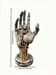 1pc Cyberpunk 3D Printed Game Controller Stand, Multifunctional Desktop Organizer For Controllers And Phones, Great Gift For Gamers, Christmas Decoration, Cyberpunk Mechanical Hand Asura Game Controller Stand, Ring Stand, Photo Backdrop - Multicolor - View 3