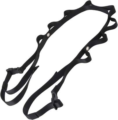 Correa de Almacenamiento para Acampar, Tendedero Portátil Multifuncional para Coche, Nailon, Ahorro de Espacio, Fácil Instalación para Viajes