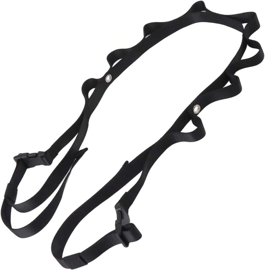 Correa de Almacenamiento para Acampar, Tendedero Portátil Multifuncional para Coche, Nailon, Ahorro de Espacio, Fácil Instalación para Viajes - 1 - Ver 1