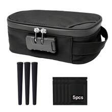 Set Tas Penyimpanan Anti Bau 9 Buah dengan Kunci, Termasuk 5 Tas Mini, 3 Tabung Penyimpanan Hitam, Kantong Anti Bau, Untuk Penyimpanan dan Perjalanan, Cocok untuk Rumah dan Luar Ruangan, Hadiah Ulang Tahun, Liburan, Hari Valentine - MultiWarna - View 11