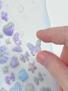 3D Embossed Cartoon Stickers, 3D Stereoscopic Effect Stickers, Exquisite Appearance, Waterproof Stickers, Cute DIY Decoration For Children - Multicolor - View 4