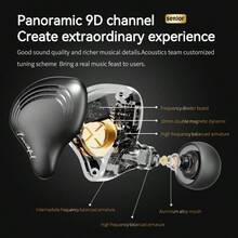 Tai nghe VAORLO Fever HiFi Sound Effect Tai nghe nhét tai Dynamic In-Ear Monitor Tai nghe có dây có thể tháo rời Chống ồn Tai nghe nhạc Thể thao Trò chơi - Nhiều màu - Xem 11