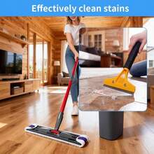 6 Pack Mop Replacement Pads Compatible With O Cedar H2pro Flat Mop System, Microfiber Mop Pads Replacements For O Cedar H2pro,Washable And Reusable H2pro Mop Refills For Hard Floor Deep Cleaning - 白色 - 查看 6