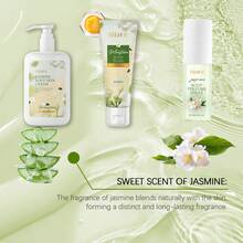 3pcs Jasmine Body Skin Care Set - Gently Cleanses And Moisturizes Body Skin - Long-Lasting Scent, Includes Body Lotion, Body Wash, And Scented Spray. A Must-Have Companion Gift/ The Best Surprise Gift Ever! - 1set=3pcs - 查看 3