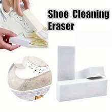 1 Shoe Cleaning Eraser Brush, Compact White Cleaning Tool, Sturdy And Reusable, Suitable For Sports Shoes, Boots, And Sneakers, Suitable For Home And Travel Use - 白色 - 查看 7